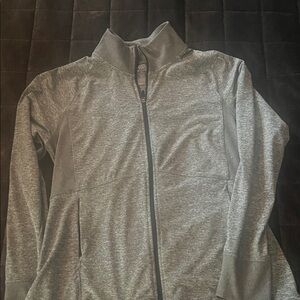 Champion Heather Gray Zip-Up Jacket
